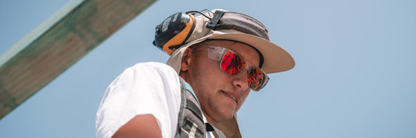 Mirrors Polarised Safety Glasses