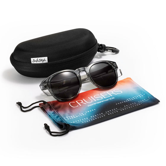 Cruisers Performance Graphite Frame Grey Polarised Lens Safety Glasses