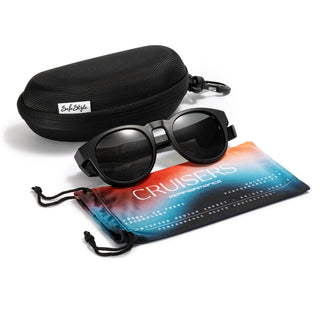 Cruisers Performance Matte Black Frame Grey Polarised Lens Safety Glasses