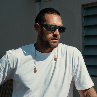 Auras Matte Moss Green Frame Grey Polarised Lens