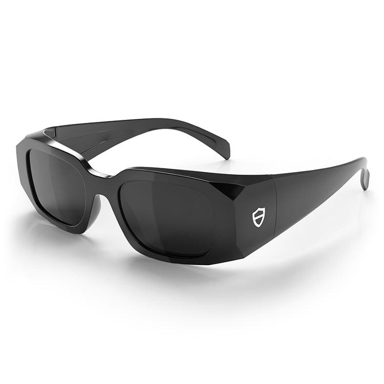 Auras Black Frame Grey Polarised Lens