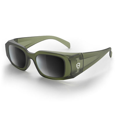 Auras Matte Moss Green Frame Grey Polarised Lens