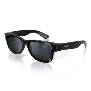 Classics Black Frame Tinted Lens Safety Glasses