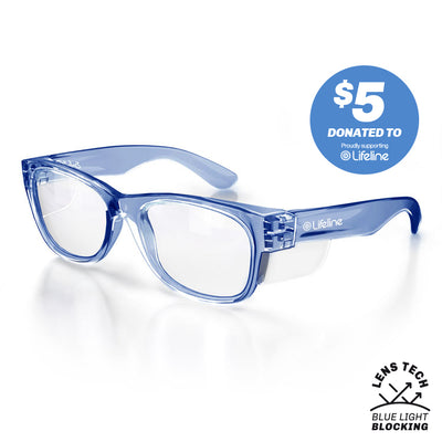 Classics Blue Frame Blue Light Blocking Lens