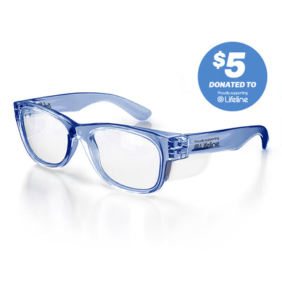 Classics Blue Frame Clear Lens