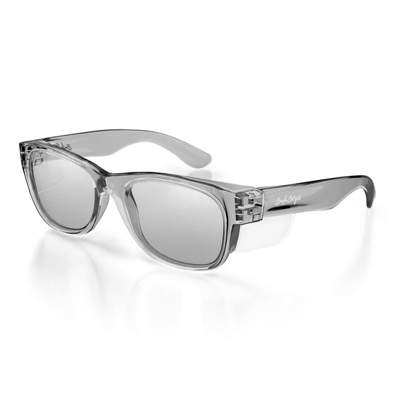 Graphite frame Classics Hybrids with photochromic lens at an angle