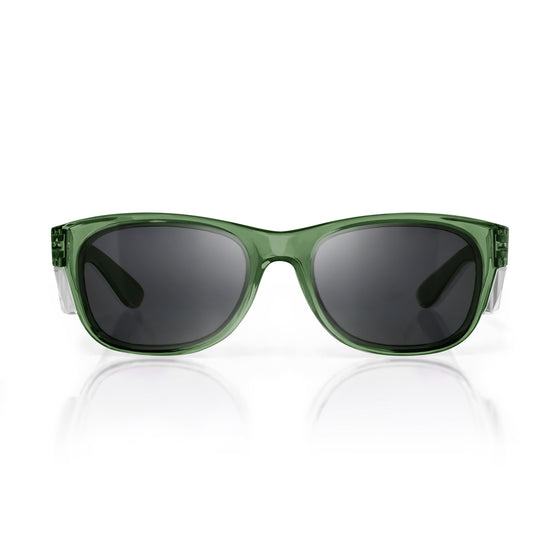 Classics Green Frame Polarised Lens Safety Glasses