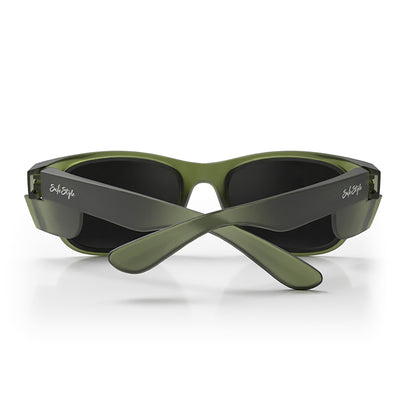 Classics Matte Moss Green Frame Polarised Lens Safety Glasses
