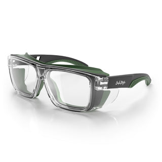 Converts Clear/Green Frame Clear Lens