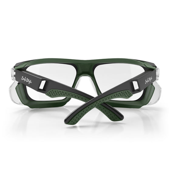 Converts Clear/Green Frame Clear Lens