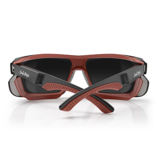 Converts Matte Graphite/Red Frame Grey Polarised Lens