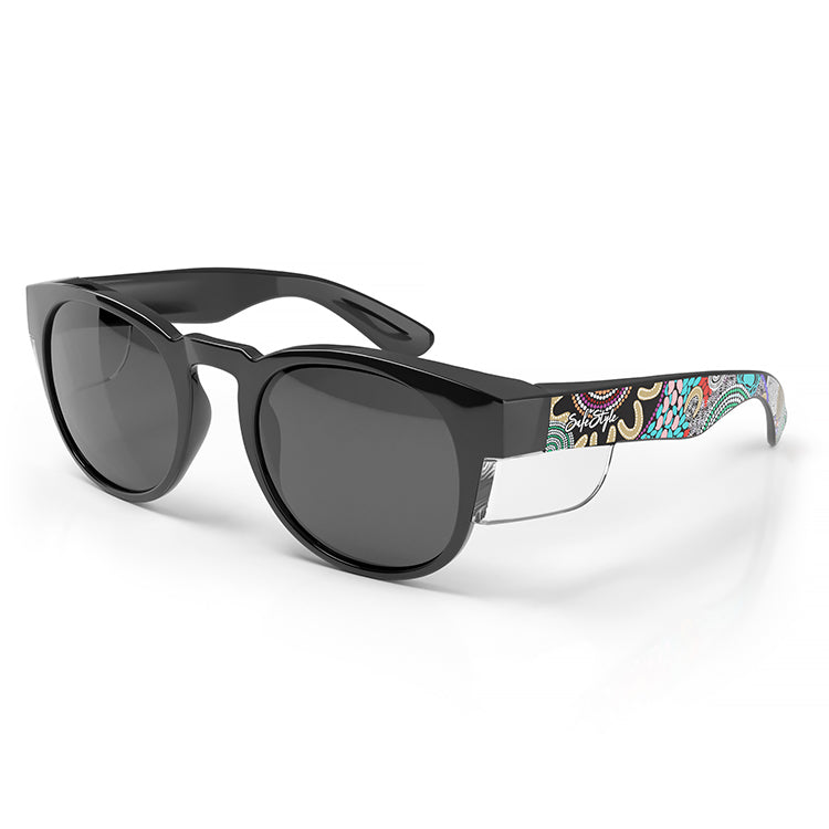 Cruisers Black Frame Polarised Lens Art Series V.2