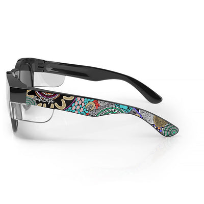 Cruisers Black Frame Polarised Lens Art Series V.2
