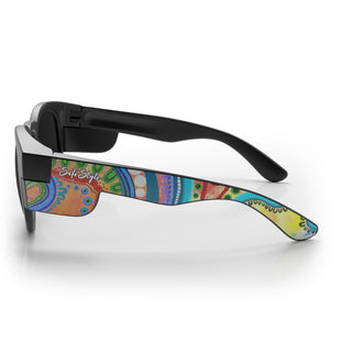 Cruisers Matte Black Frame Polarised Lens Art Series V.3 Safety Glasses
