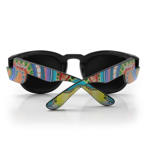 Cruisers Matte Black Frame Polarised Lens Art Series V.3 Safety Glasses
