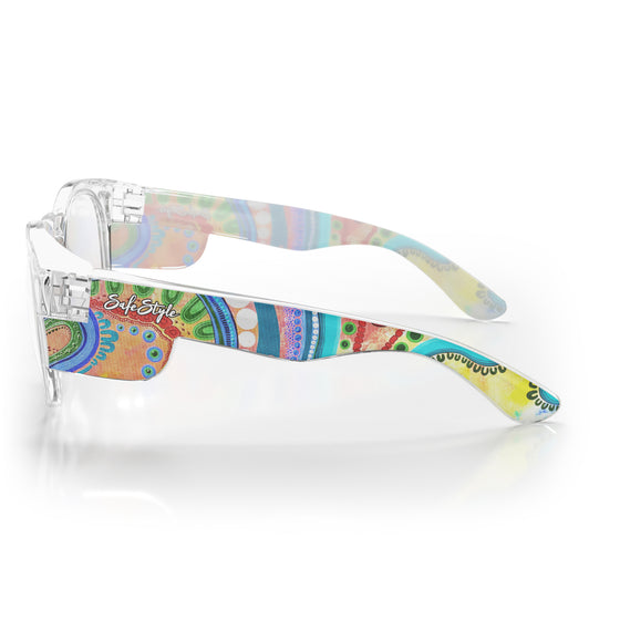 Cruisers Clear Frame Clear Lens Art Series V.3 Safety Glasses