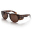 Cruisers Matte Brown Tort Frame Brown Polarised Lens Safety Glasses