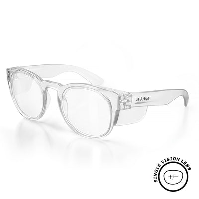 Cruisers Clear Frame Prescription Safety Glasses