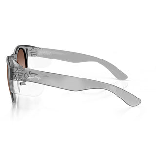 Cruisers Graphite Frame Brown Polarised Lens Safety Glasses