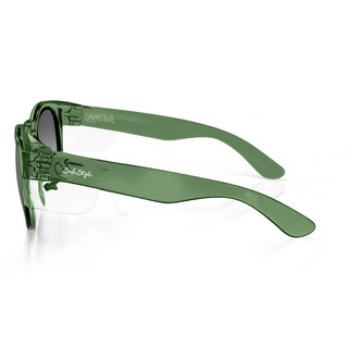 Cruisers Green Frame Polarised Lens Safety Glasses