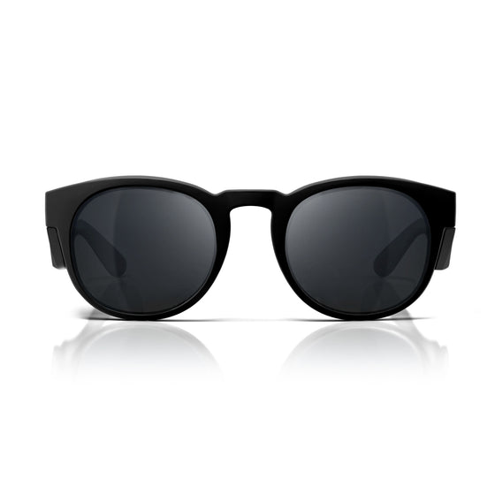 Cruisers Matte Black Frame Polarised Lens Safety Glasses