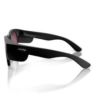 Cruisers Matte Black Frame Mirrors Red Polarised Safety Glasses