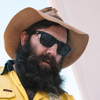 Fusions XL Black Frame Tinted Lens Safety Glasses