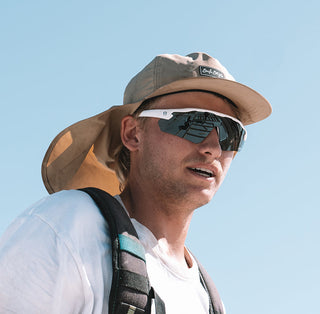 Phantoms Matte White Frame Polarised Lens Safety Glasses