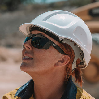 Rapids Matte Black Frame Polarised Lens Safety Glasses