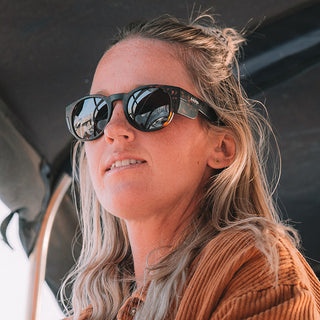 Cruisers Matte Brown Tort Frame Brown Polarised Lens Safety Glasses