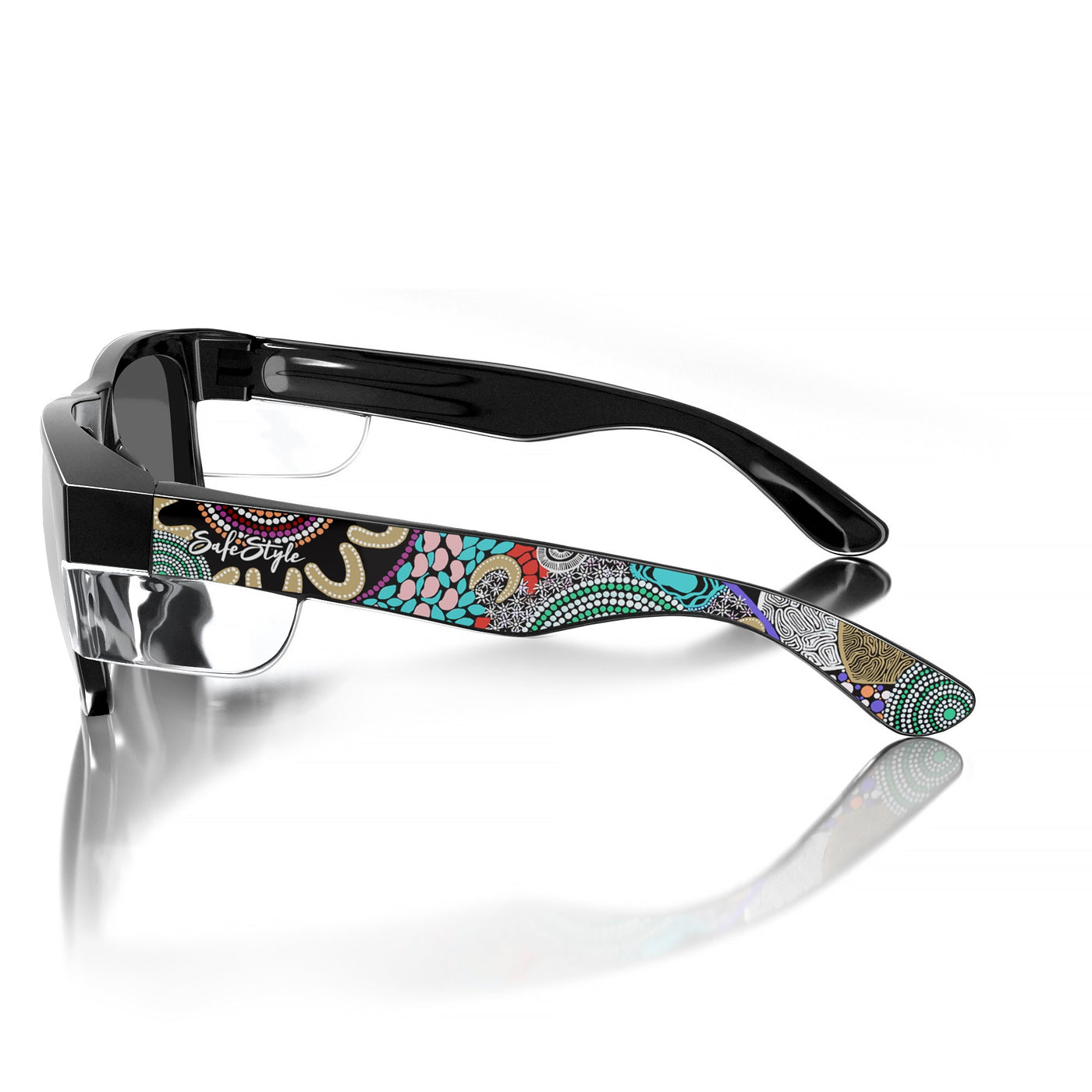 Fusions Black Frame Polarised Lens Art Series V.2