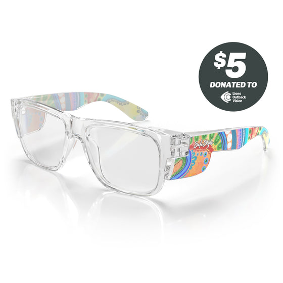 Fusions Clear Frame Art Series V.3 Prescription Safety Glasses