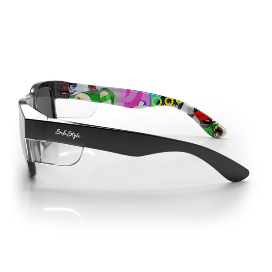 Fusions Black Frame Polarised Lens Art Series V.4 Safety Glasses
