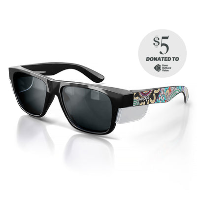 Fusions Black Frame Polarised Lens Art Series V.2