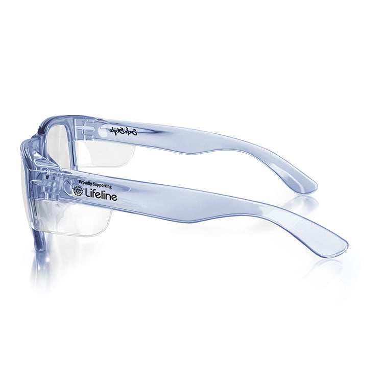 Fusions Blue Prescription Safety Glasses