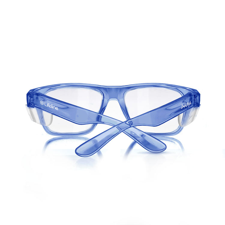 Fusions Blue Frame Clear Lens