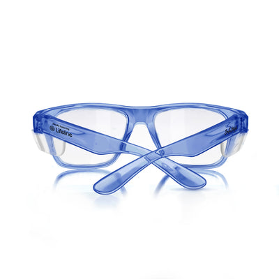 Fusions Blue Frame Clear Lens