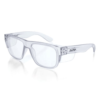 Fusions Clear Prescription Safety Glasses