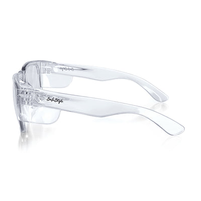 Fusions Clear Prescription Safety Glasses