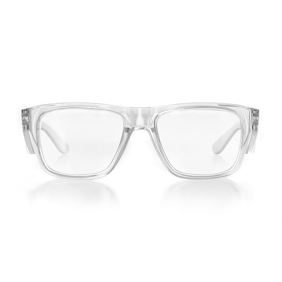 Fusions Clear Frame Clear Lens Safety Glasses