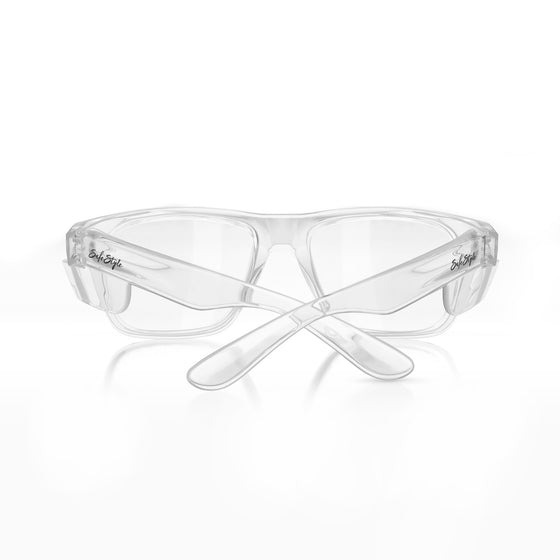 Fusions Clear Frame Clear Lens Safety Glasses