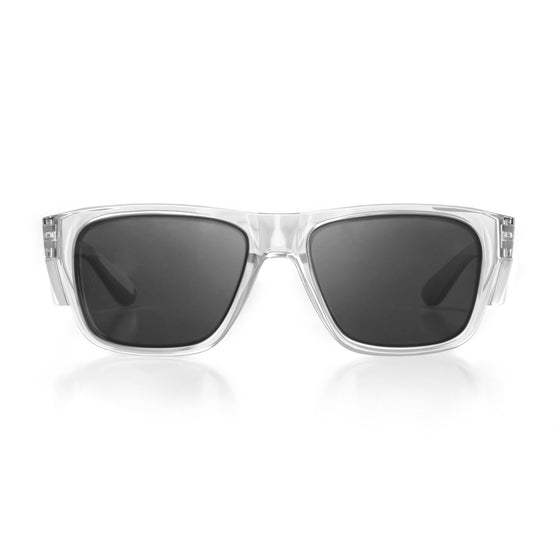 Fusions Clear Frame Polarised Lens Safety Glasses