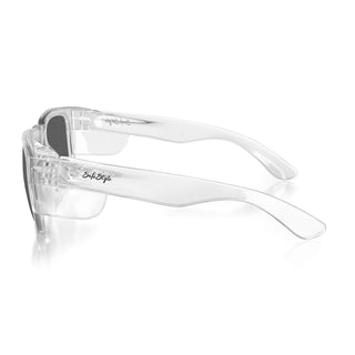 Fusions Clear Frame Polarised Lens Safety Glasses