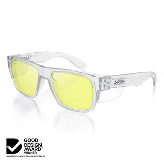 Fusions Clear Frame Yellow Lens