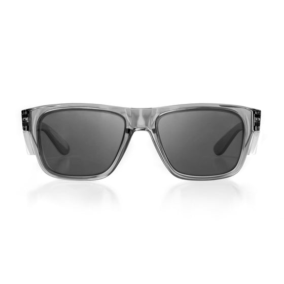 Fusions Graphite Frame Tinted Lens Safety Glasses