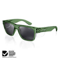 Fusions Green Frame Polarised Lens Safety Glasses