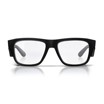 Fusions Matte Black Prescription Safety Glasses