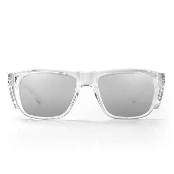 Fusions XL Clear Frame Hybrids with photochromic lens
