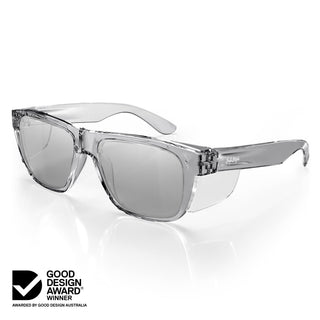 Fusions XL graphite frame hybrids with photochromic lens at an angle