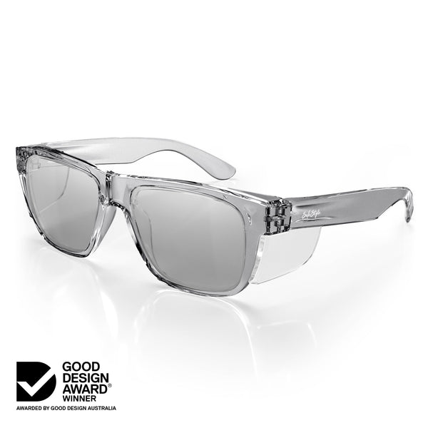 Fusions XL graphite frame hybrids with photochromic lens at an angle